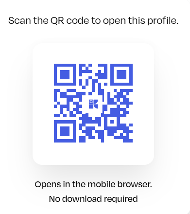 a screenshot of a qr code with Clear Call-to-Action 