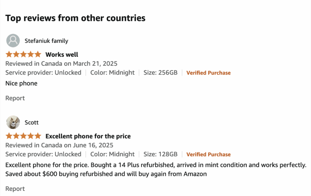 a screenshot of a review showings brands excelling in review-based marketing