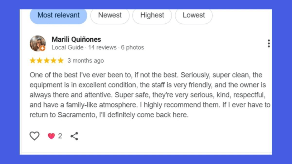 Gym Review Examples to Get You More Clients