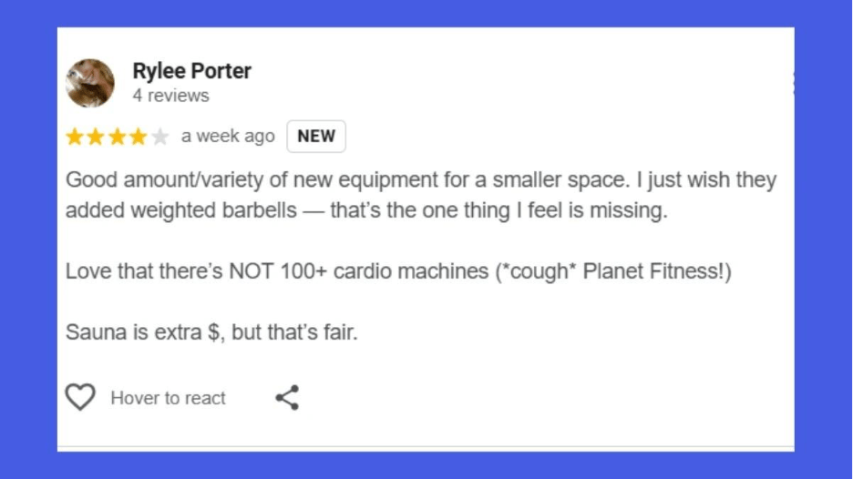 Gym Review Examples to Get You More Clients