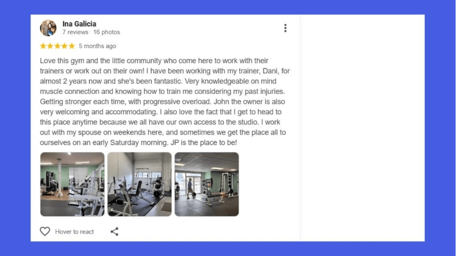 Gym Review Examples to Get You More Clients