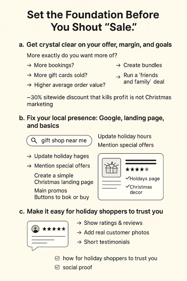 Set the Foundation Before You Shout “Sale!”