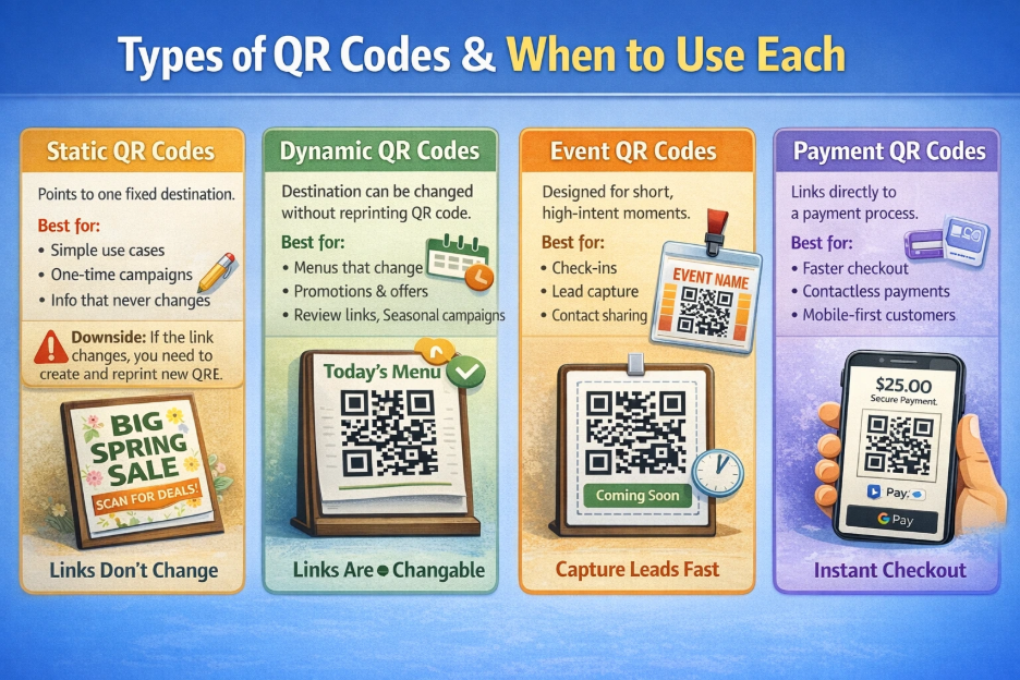 Types of QR codes